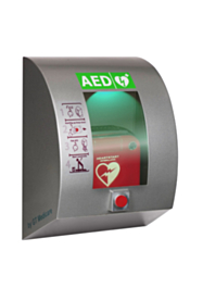 SixCase Outdoor AED Cabinet with Push Button | AEDexpert.ie