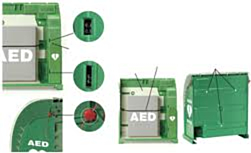 DefiSign / Aivia 210 Outdoor Cabinet with pin-lock - 10909