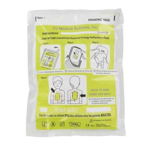 CU Medical i-PAD NF-1200 paediatric electrode pads - 8948