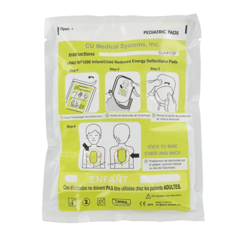 CU Medical i-PAD NF-1200 paediatric electrode pads - 5240
