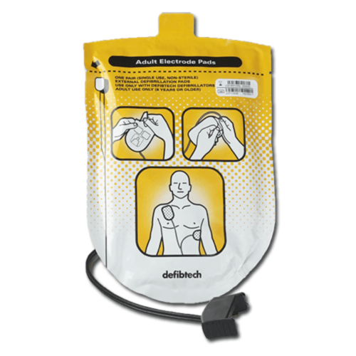 Defibtech Lifeline and Lifeline Auto Adult electrode Pads - 7676