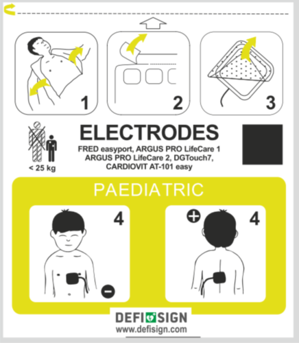 Schiller Fred Easyport / DefiSign LIFE paediatric electrode pads - 8174