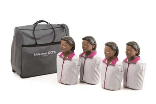 Laerdal Little Anne QCPR (pack of 4) with dark skin - 4246