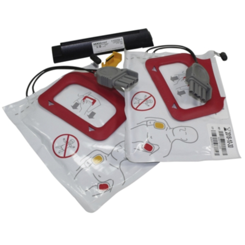 Physio-Control CHARGE-PAK Charging stick and two sets of Quickpak adult electrode pads - 10535