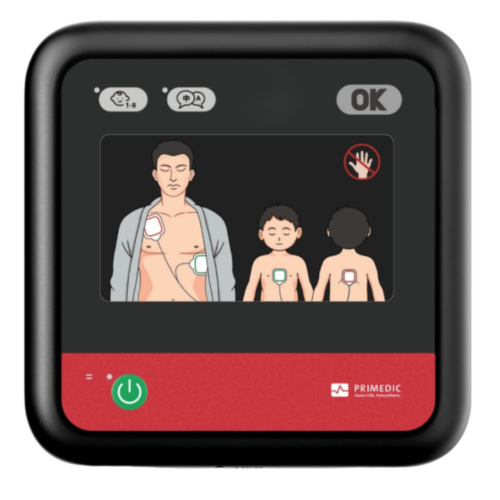Primedic Heartsave myPAD Display Connected AED Fully Automatic 