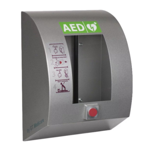 SixCase SC1330 Outdoor AED Polar Cabinet With Push Button Opening  - 12379