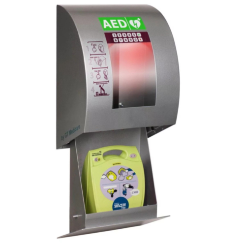 SixCase SC1440 RSS AED Outdoor Cabinet With PIN Code Lock (Grey)  - 12366