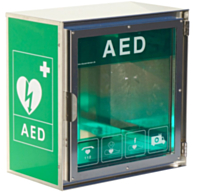 Claus Andersen AED outdoor cabinet