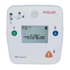 The Schiller Fred Easyport is known as the smallest defibrillator on the market.