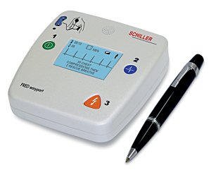 The Schiller Fred Easyport is known as the smallest defibrillator on the market.